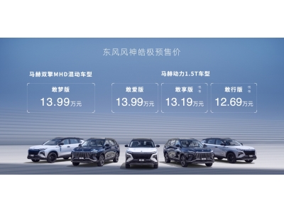 13万级混动SUV 4小时订单超7000